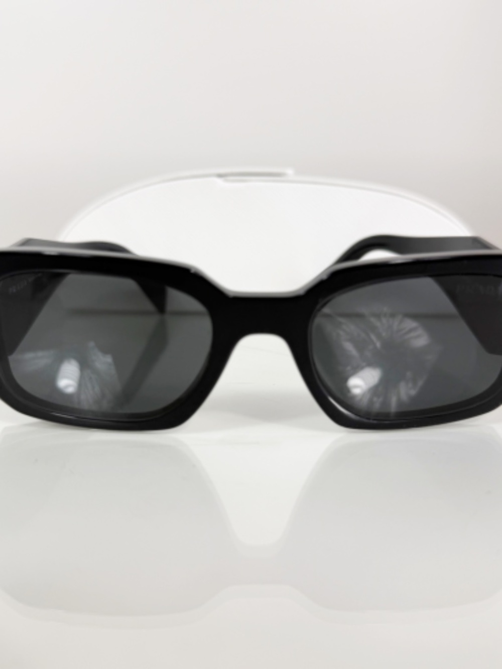 Prada PR 17WS 1AB5SO Black Dark Grey Lens Sunglasses - Picture 6 of 13